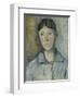 Portrait de madame Cézanne-Paul Cézanne-Framed Giclee Print