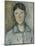 Portrait de madame Cézanne-Paul Cézanne-Mounted Giclee Print