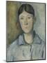Portrait de madame Cézanne-Paul Cézanne-Mounted Giclee Print