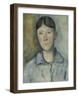 Portrait de madame Cézanne-Paul Cézanne-Framed Giclee Print