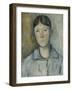 Portrait de madame Cézanne-Paul Cézanne-Framed Giclee Print