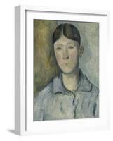 Portrait de madame Cézanne-Paul Cézanne-Framed Giclee Print