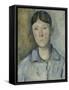 Portrait de madame Cézanne-Paul Cézanne-Framed Stretched Canvas