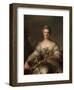 Portrait de Madame de La Porte, 1752-Jean-Marc Nattier-Framed Premium Giclee Print