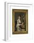 Portrait de Madame Larmoyer, three-quarter length, holing a lyre, 1804 (oil on panel)-Antoine Vestier-Framed Giclee Print