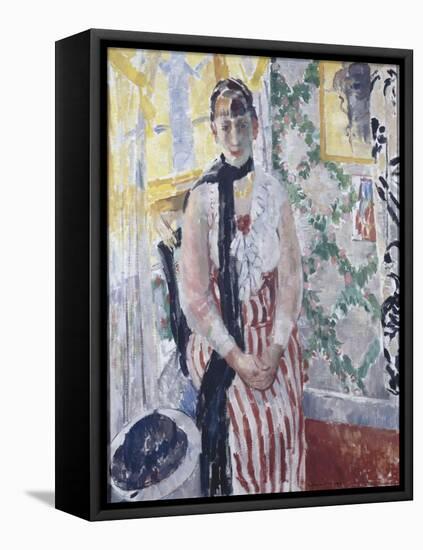 Portrait de madame Moreau Wouters-Rik Wouters-Framed Stretched Canvas