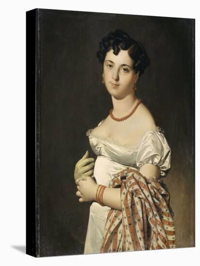 Portrait de madame Panckoucke-Jean-Auguste-Dominique Ingres-Stretched Canvas