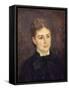 Portrait de madame Paul Bérard-Pierre-Auguste Renoir-Framed Stretched Canvas