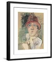 Portrait de Madame Raoul Dufy-Raoul Dufy-Framed Premium Giclee Print