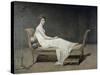 Portrait de Madame Recamier-Jacques-Louis David-Stretched Canvas