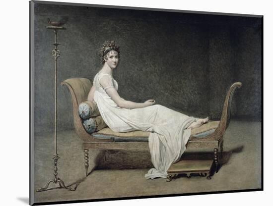 Portrait de Madame Recamier-Jacques-Louis David-Mounted Giclee Print
