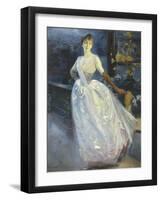 Portrait de madame Roger Jourdain, femme du peintre-Albert Besnard-Framed Giclee Print