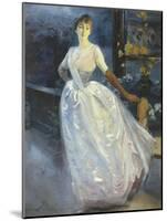 Portrait de madame Roger Jourdain, femme du peintre-Albert Besnard-Mounted Giclee Print