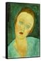 Portrait de Madame Survage-Amedeo Modigliani-Framed Stretched Canvas