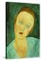 Portrait de Madame Survage-Amedeo Modigliani-Stretched Canvas