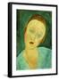 Portrait de Madame Survage-Amedeo Modigliani-Framed Giclee Print