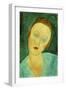 Portrait de Madame Survage-Amedeo Modigliani-Framed Giclee Print