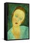 Portrait de Madame Survage-Amedeo Modigliani-Framed Stretched Canvas