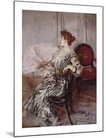 Portrait de Madame Torri, Danseuse à L'Opéra-Giovanni Boldini-Mounted Premium Giclee Print