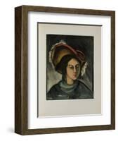 Portrait de Madeleine, 1912-Maurice De Vlaminck-Framed Collectable Print