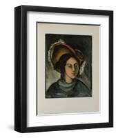 Portrait de Madeleine, 1912-Maurice De Vlaminck-Framed Collectable Print