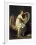 Portrait de mademoiselle Ducreux dit autrefois portrait de madame Vigée Lebrun-Jacques-Louis David-Framed Giclee Print