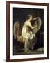 Portrait de mademoiselle Ducreux dit autrefois portrait de madame Vigée Lebrun-Jacques-Louis David-Framed Giclee Print