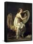 Portrait de mademoiselle Ducreux dit autrefois portrait de madame Vigée Lebrun-Jacques-Louis David-Framed Stretched Canvas