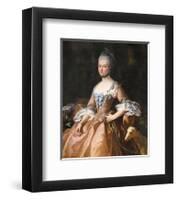 Portrait de Marie-Adelaide de France-Jean-Marc Nattier-Framed Premium Giclee Print