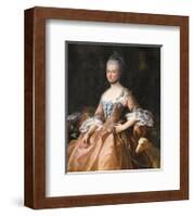 Portrait de Marie-Adelaide de France-Jean-Marc Nattier-Framed Premium Giclee Print