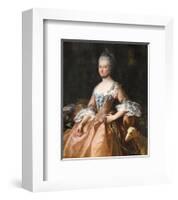 Portrait de Marie-Adelaide de France-Jean-Marc Nattier-Framed Premium Giclee Print