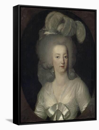 Portrait de Marie-Antoinette-null-Framed Stretched Canvas
