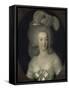 Portrait de Marie-Antoinette-null-Framed Stretched Canvas
