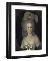 Portrait de Marie-Antoinette-null-Framed Premium Giclee Print