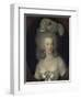 Portrait de Marie-Antoinette-null-Framed Premium Giclee Print