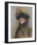 Portrait de Marie Botkin-Odilon Redon-Framed Giclee Print