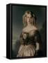 Portrait de Marie Caroline Auguste de Bourbon, duchesse d'Aumale (1822-1869)-Franz Xaver Winterhalter-Framed Stretched Canvas