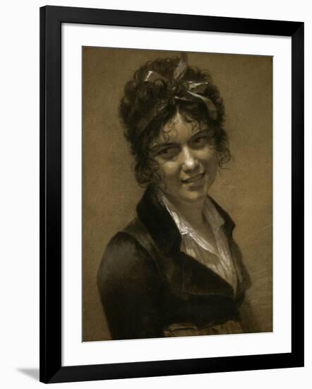 Portrait de Marie-françoise Constance Mayer-Lamartinière(1774-1821)-Pierre Paul Prud'hon-Framed Giclee Print