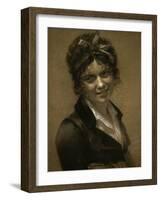 Portrait de Marie-françoise Constance Mayer-Lamartinière(1774-1821)-Pierre Paul Prud'hon-Framed Giclee Print