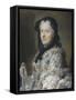 Portrait de Marie Leczinska (1703-1768), reine de France, femme de Louis XV-Maurice Quentin de La Tour-Framed Stretched Canvas