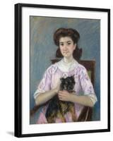 Portrait de Marie-Louise Durand-Ruel, 1911-Mary Cassatt-Framed Giclee Print