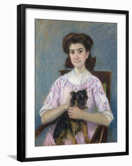 Portrait de Marie-Louise Durand-Ruel, 1911-Mary Cassatt-Framed Giclee Print