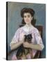 Portrait de Marie-Louise Durand-Ruel, 1911-Mary Cassatt-Stretched Canvas