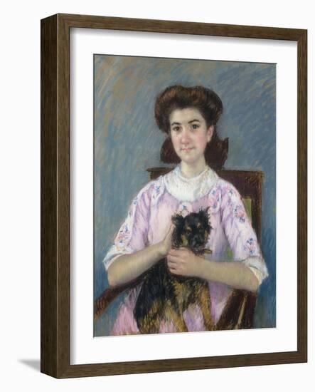 Portrait de Marie-Louise Durand-Ruel, 1911-Mary Cassatt-Framed Giclee Print