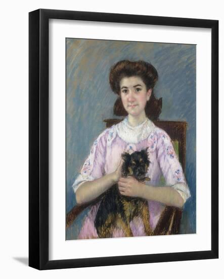 Portrait de Marie-Louise Durand-Ruel, 1911-Mary Cassatt-Framed Giclee Print