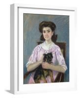 Portrait de Marie-Louise Durand-Ruel, 1911-Mary Cassatt-Framed Giclee Print