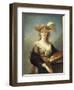 Portrait de Marie-Louise-Elisabeth Vigée-Le Brun (1755-1842), peintre-Elisabeth Louise Vigée-LeBrun-Framed Giclee Print