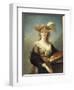 Portrait de Marie-Louise-Elisabeth Vigée-Le Brun (1755-1842), peintre-Elisabeth Louise Vigée-LeBrun-Framed Giclee Print