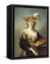 Portrait de Marie-Louise-Elisabeth Vigée-Le Brun (1755-1842), peintre-Elisabeth Louise Vigée-LeBrun-Framed Stretched Canvas
