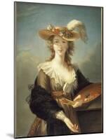 Portrait de Marie-Louise-Elisabeth Vigée-Le Brun (1755-1842), peintre-Elisabeth Louise Vigée-LeBrun-Mounted Giclee Print